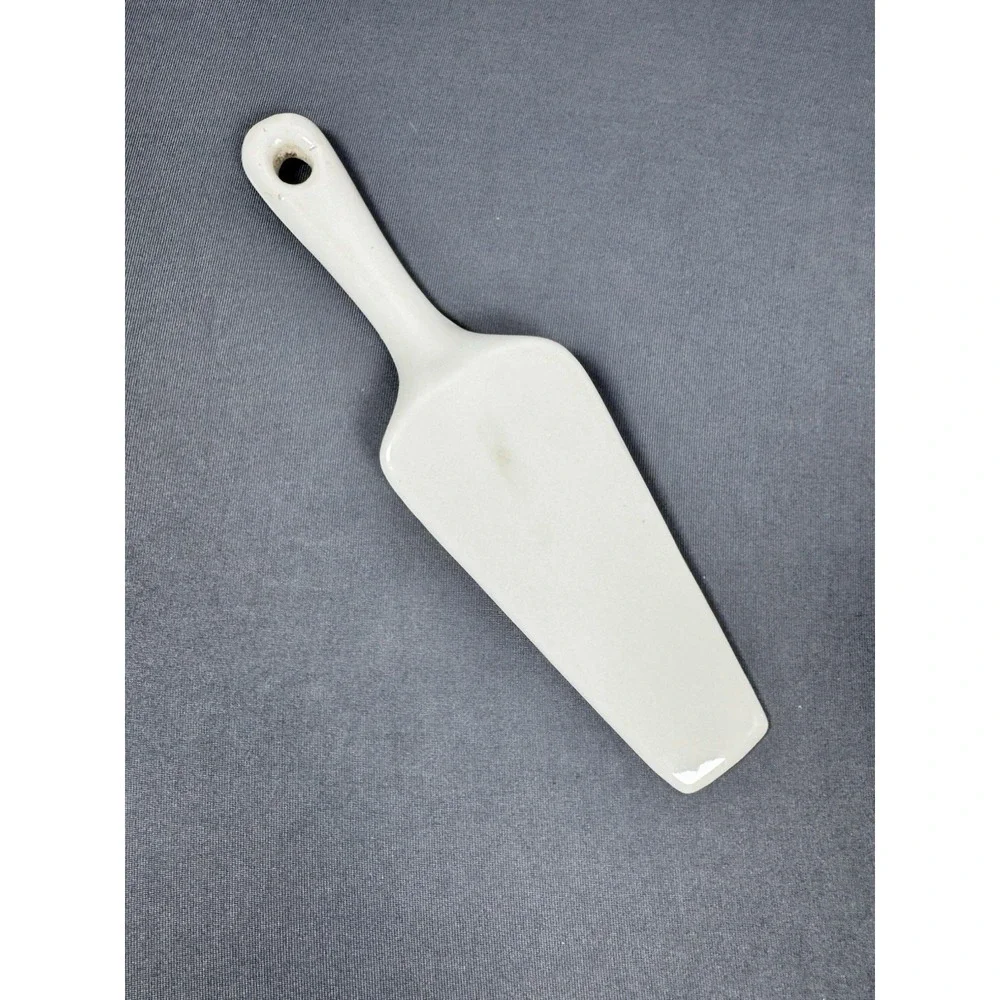 Vintage Porcelain‎ Pie Cake Spatula Server Floral Design